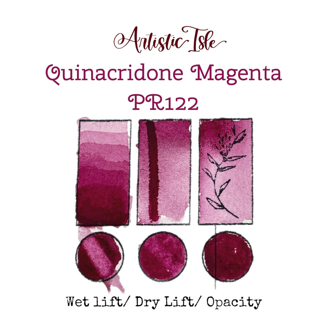 Color Chart Exercise - Quinacridone Magenta #colormixing #acrylicpainting  #artistmamma - Life is in the Details