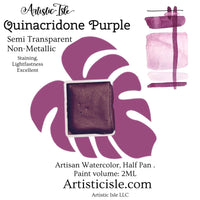 Quinacridone Purple, Honey Lavender, 8ml watercolor paint