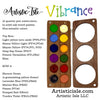 Vibrance, oak, watercolor travel set