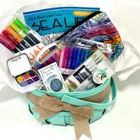 Sea Life Gift Basket, Art Supplies