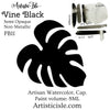 Vine Black, Handmade Watercolor, 8ML, new bottle cap