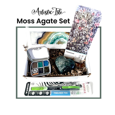 Moss Agate Gift Set