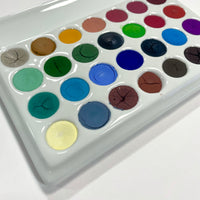 Envision, 28 well ceramic watercolor palette