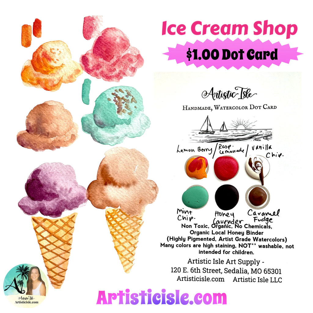 Ice Cream Shop, XXL dot card