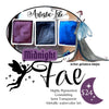 Midnight Fae Watercolor Set of 3, handmade, highly pigmented metallics